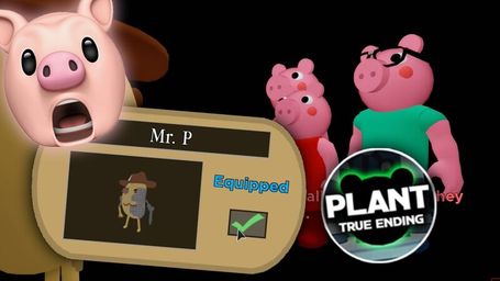 How To Get Piggy Chapter 12 True Ending  Unlock Mr P Skin! - Roblox