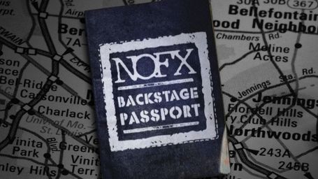 NOFX BACKSTAGE PASSPORT
