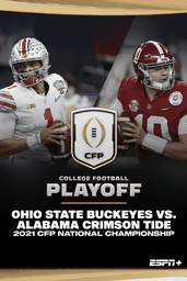 2021 CFP National Championship: Ohio State vs. Alabama