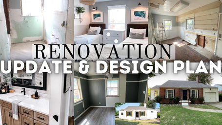 OLD HOME REMODEL UPDATE & DESIGN PLANS: Episode 3