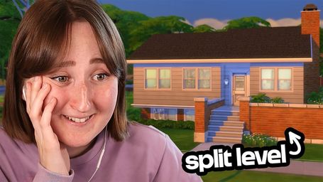 Building a Split-Level House in The Sims 4!
