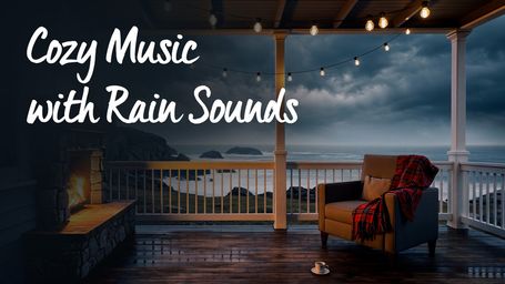 Rain and Thunder with Ocean Sounds - White Nosie for Sleeping or Studying