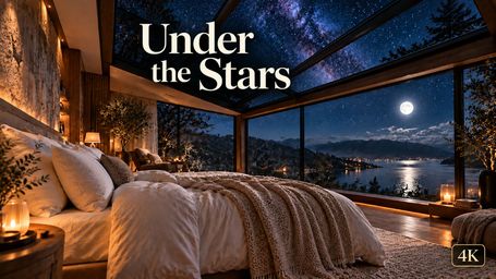 Calm Sleep Music Under the Stars  1 Hour 45 Minutes Beneath a Night Sky