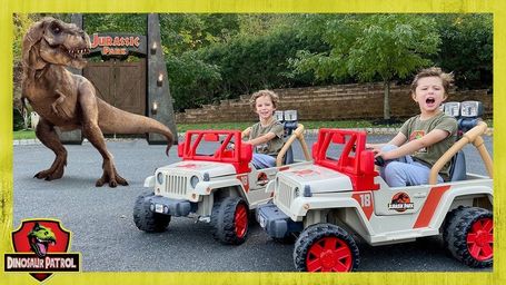 Jurassic World Camp Cretaceous - 50 Plus Minutes Of Giant T-Rex Adventures with Dinosaur Patrol