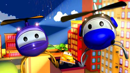 Helicopter, Post Car and More - Car City: Tom the Tow Truck