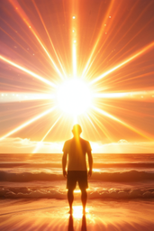 Inspiring and Motivational Piano Music with Ocean Sounds Background