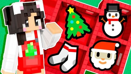 Minecraft But Every Room is a Different Christmas Emoji