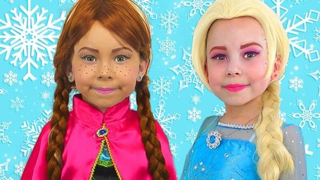 Alice Pretend Princess Frozen Elsa and Anna: The Best Videos of 2018 by Kids Smile TV