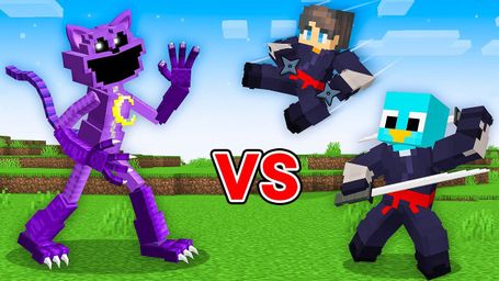 Catnap vs Ninja Powers in Minecraft