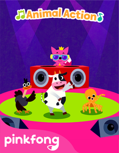 How to watch and stream Animal Action - Pinkfong! Animal Songs - 2016 on  Roku