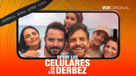 Desde los celulares de los Derbez