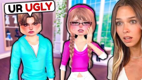 Her CRUSH Called Her UGLY So I Gave Her A MAKEOVER in Dress to Impress