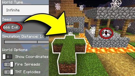 There Is Something Wrong With This Minecraft Seed!!! (Haunted Survival Series) 1