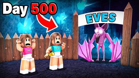 I Survived In BAT CAVE BIOME for 99 Nights in the Forest!