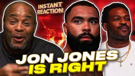 Daniel Cormier takes JON JONES' SIDE after Gable Steveson leaves octagon after Sean Sharaf KNOCKOUT