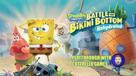Spongebob Squarepants Battle for Bikini Bottom Rehydrated Playthrough with Cottrello Games