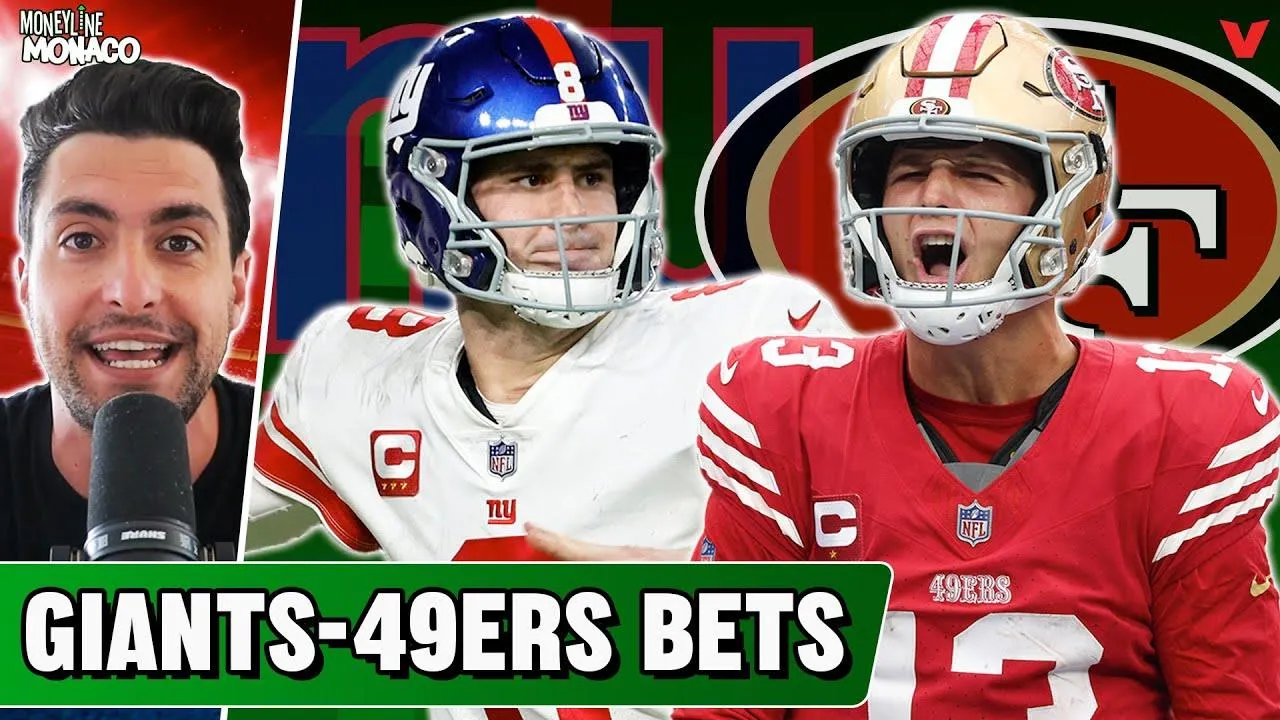 Giants-49ers Bets: Brock Purdy & SF set to obliterate Daniel Jones & NY | NFL | Moneyline Monaco