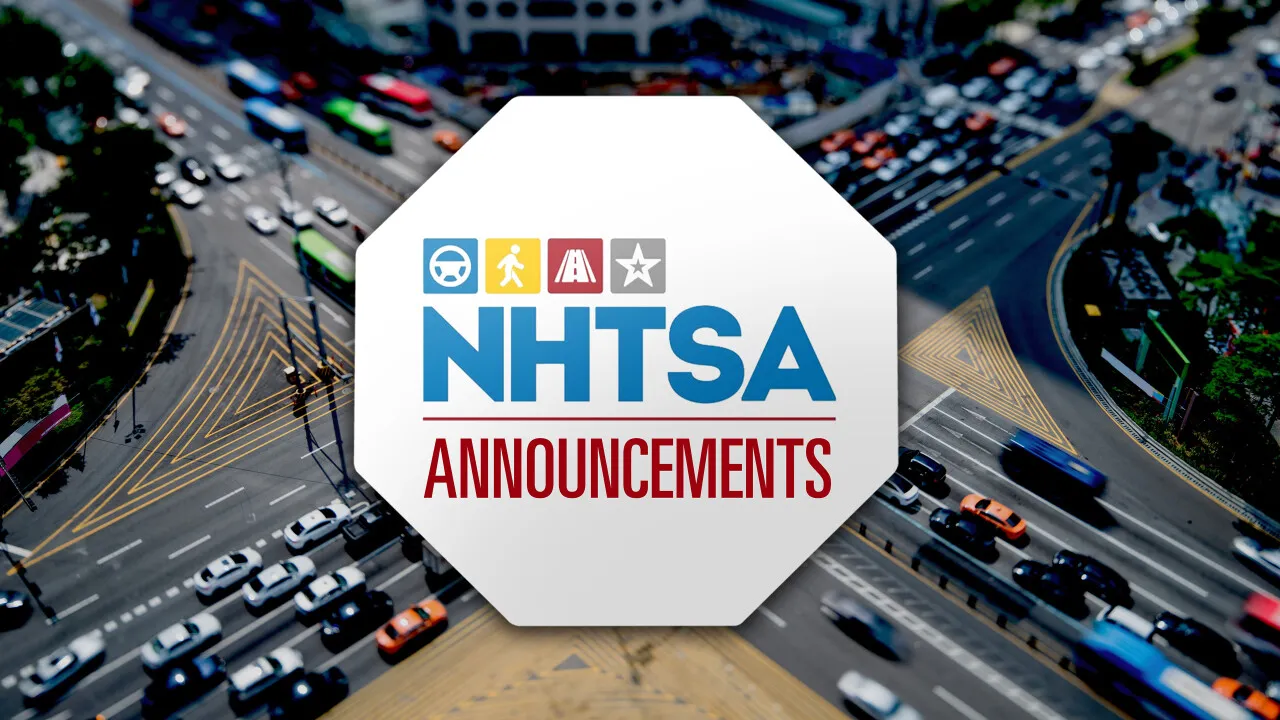 NHTSA Announcements