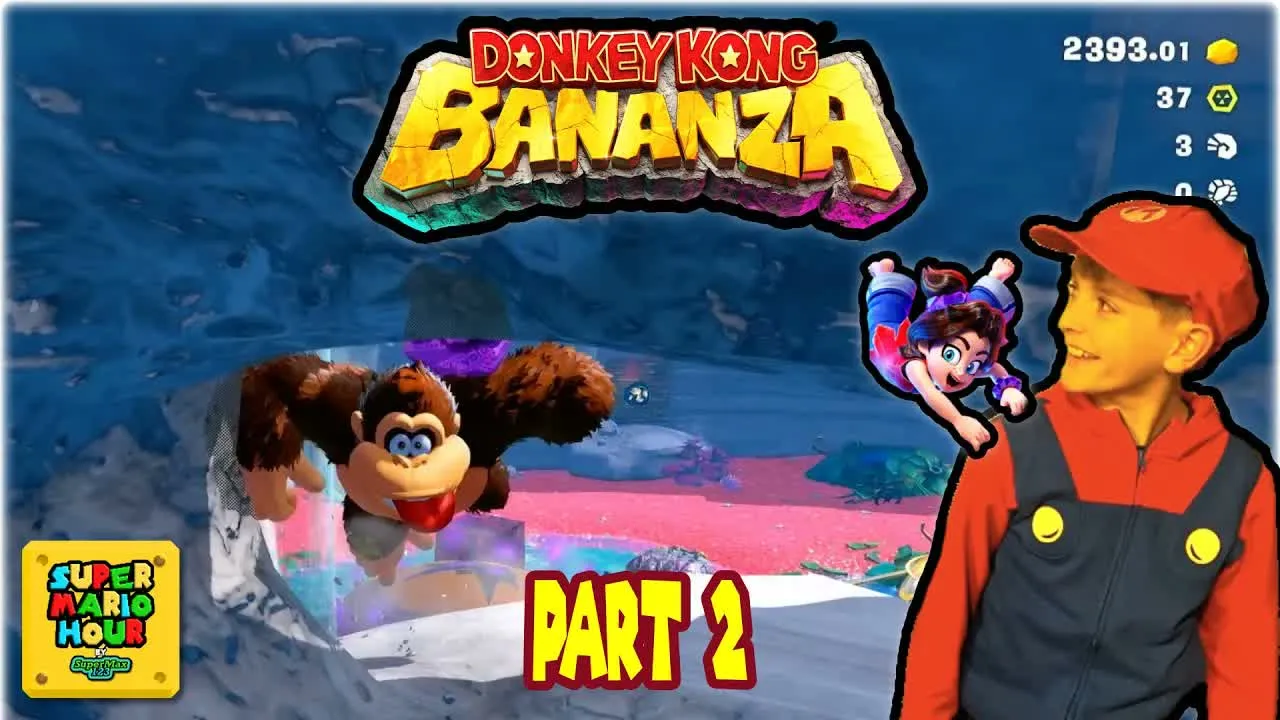 DONKEY KONG BANANZA - PART 2! - The MARIO KID continues his journey to get more gold... and bananas!