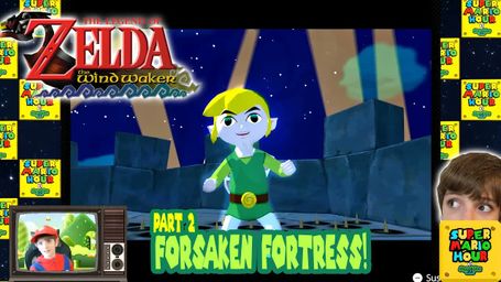 The Legend of Zelda: Windwaker Part 2 - The Mario Kid and Daddio try to find little sister!