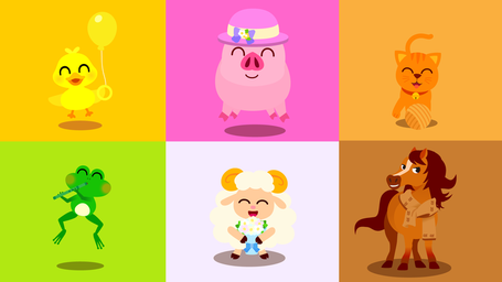 Farm Animal Color Song
