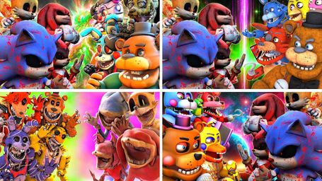 Top EVIL Sonic The Hedgehog 3 vs FNaF Fight Animations 2025