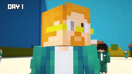 I Survived 100 Days in Squid Games in Minecraft