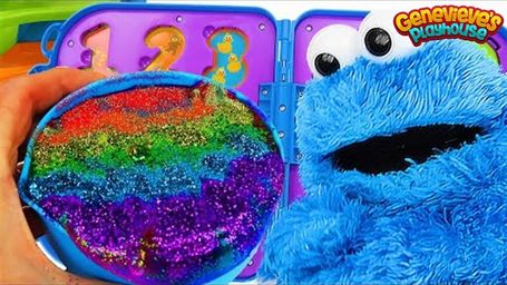 Cookie Monster Educational Toy Videos for Kids