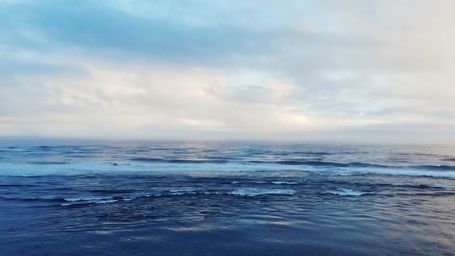Serene Ocean Twilight - Ocean, Seascape, Twilight, Waves, Serenity, Calm, Atmosphere, Horizon, Water, Nature - RELAXO is