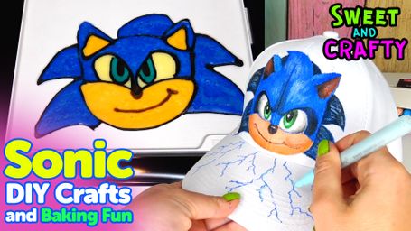 Sonic DIY Crafts and Baking Fun for Kids