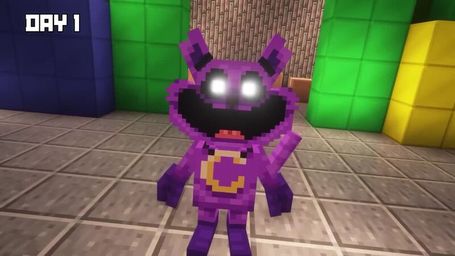I Survived 100 Days as Catnap in Hardcore Minecraft