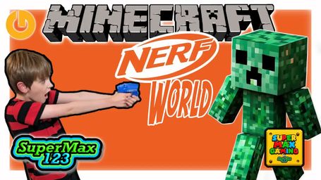Minecraft Nerf World! - Supermax123