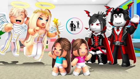 Angel Family vs Demon Family (Brookhaven)