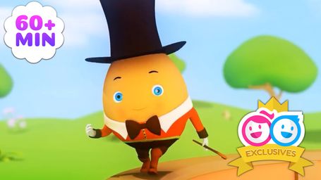Humpty Dumpty Non-Stop - Popular Nursery Rhymes for Kids and Children - 60 Mins