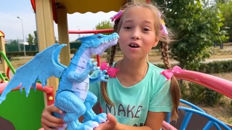 The Floor Is Lava!! Fun Adventures on the Playground in the Park with Sofia and Friends