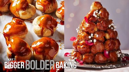 How to Make a Croquebouche (Profiteroles Tower) Step-by-Step