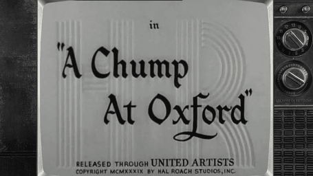 A Chump at Oxford (1940 – Laurel & Hardy)