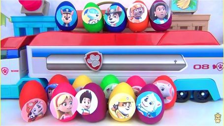 LOTS of Nick Jr. PAW PATROL Play-doh Egg Surprises