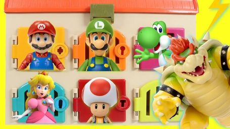 The Super Mario Bros Movie Surprise Doors Super Mario DIY Crafts for Kids