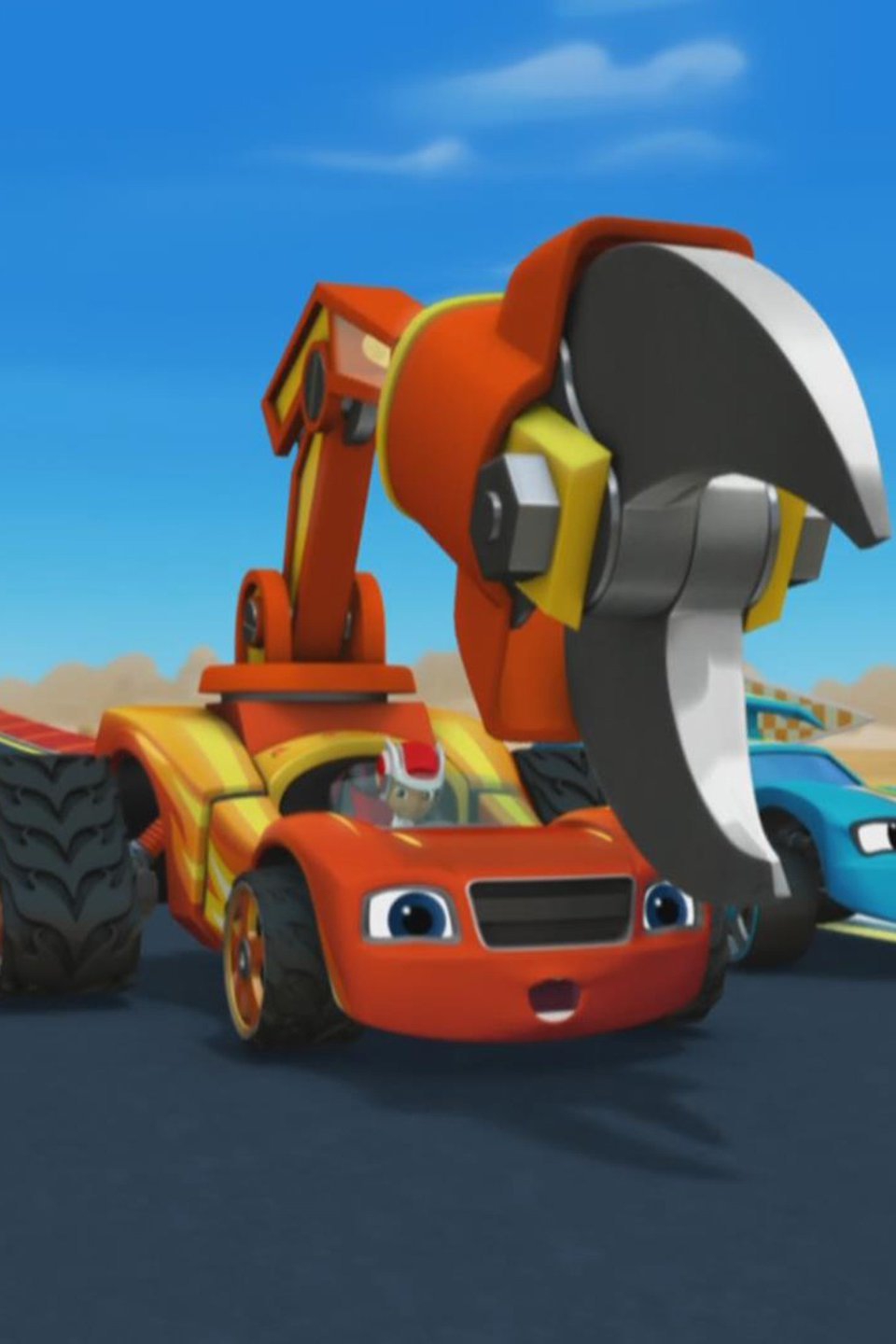 Watch Blaze and the Monster Machines - S3:E2 The Hundred Mile Race