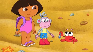 Dora The Explorer Baby Crab Cartoon